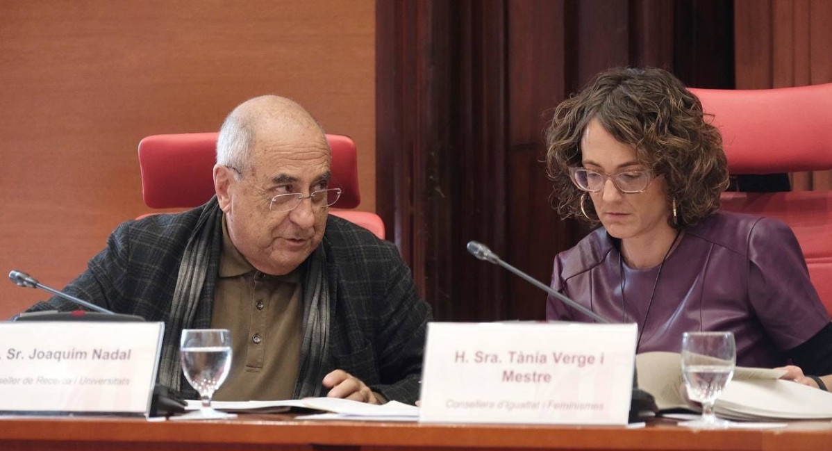 EuropaPress 5620057 consellers joaquim nadal tania verge parlament