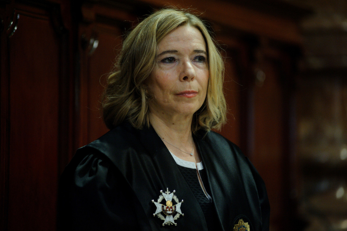 Archivo - La nueva fiscal jefa de Barcelona Neus Pujal, durante el acto de toma de posesión de su cargo, en el Tribunal Superior de Justicia de Catalunya, a 30 de mayo de 2023, en Barcelona, Cataluny