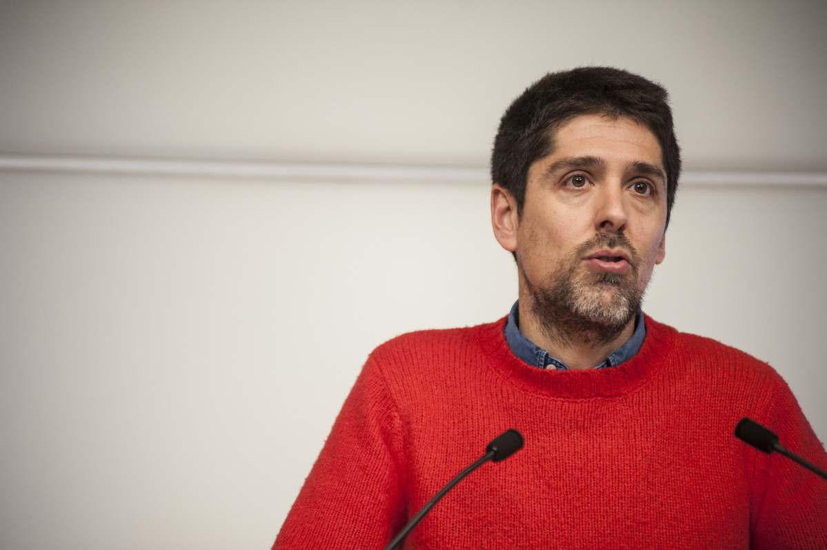 Archivo - El portavoz de los comuns en el Parlament, David Cid