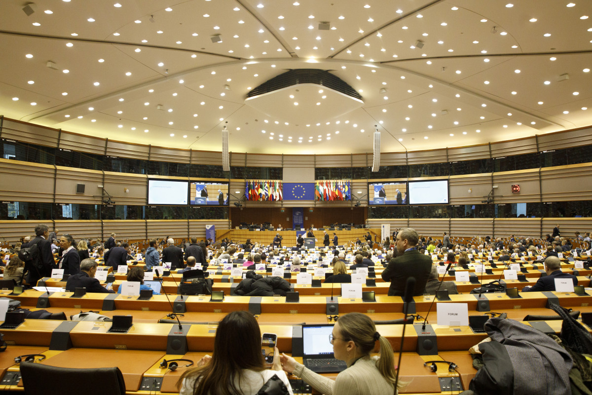 EuropaPress 5610728 vista general interior parlamento europeo 29 noviembre 2023 bruselas