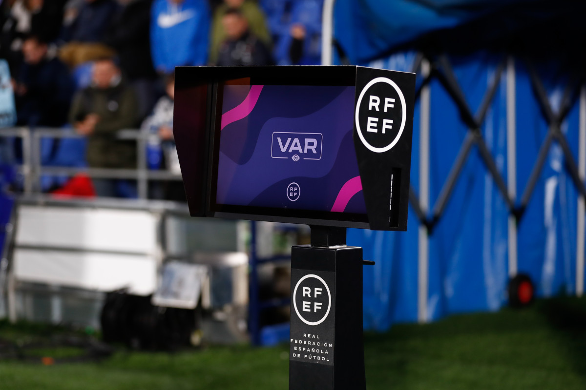 EuropaPress 5626588 var camera during the sanish league laliga ea sports football match played
