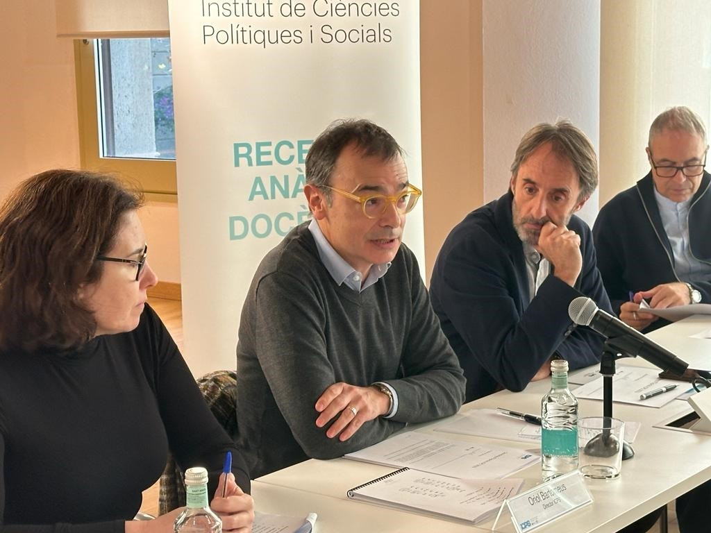 EuropaPress 5681621 director institut ciencies politiques socials icps oriol bartomeus presenta
