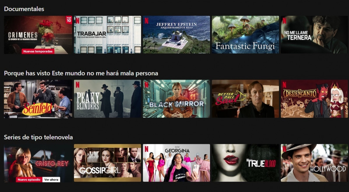 EuropaPress 5700495 netflix cambiara sistema recomendar series peliculas