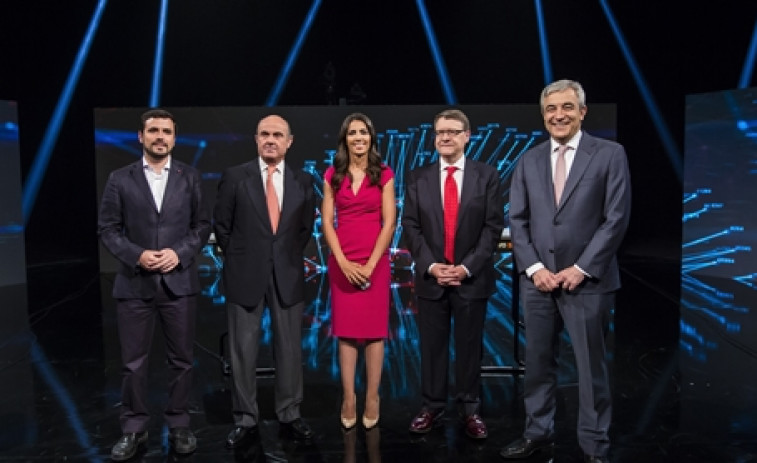 Paro, pensiones, impuestos y recortes, protagonistas del único debate económico en televisión