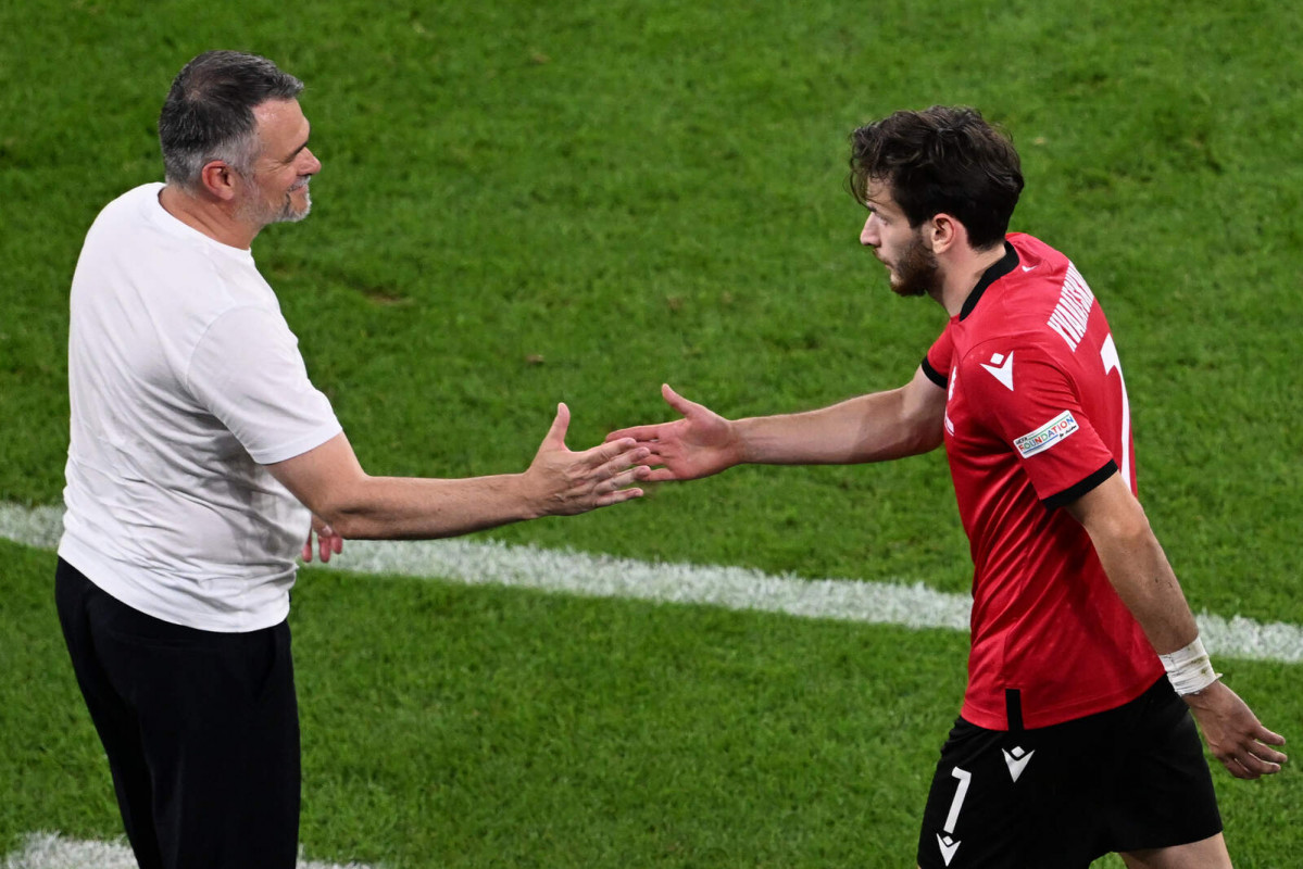 Europapress 6059240 26 june 2024 north rhine westphalia gelsenkirchen georgias coach willy 1600 1067