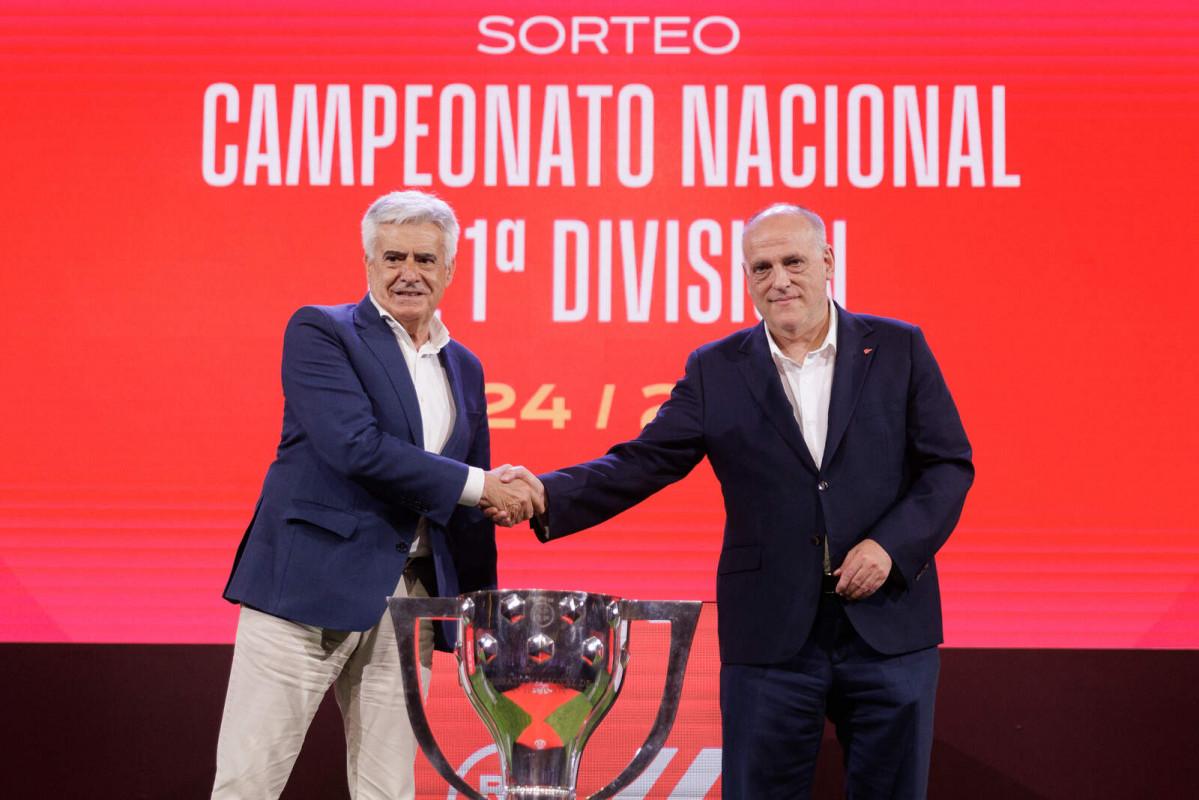 Europapress 6039350 javier tebas president of liga and pedro rocha president of the spanish 1600 1067