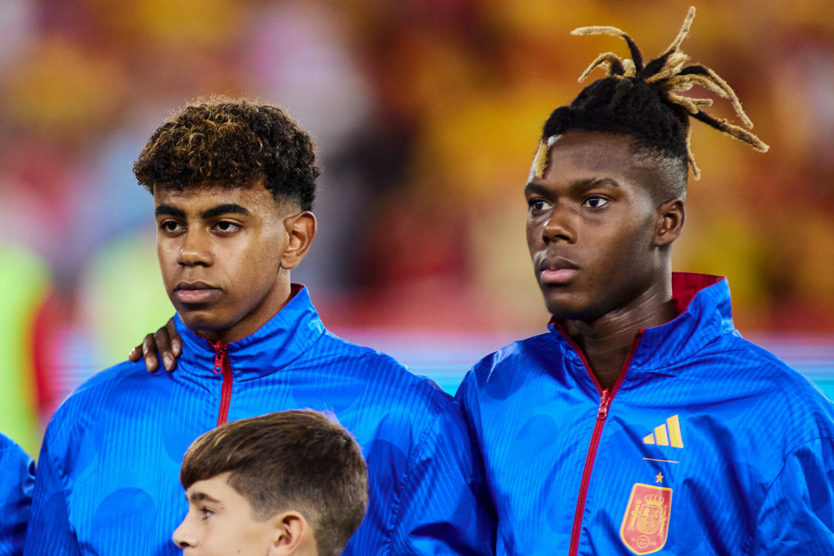 Europapress 5438131 lamine yamal and nico williams of spain during the uefa euro 2024 european 1600 1067