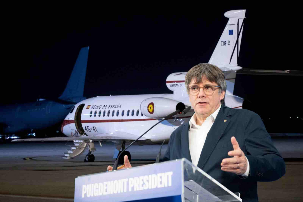 Fotomontaje de carles puigdemontm con el falcon 1600 1067
