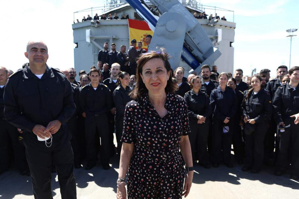 Europapress 4507575 ministra defensa margarita robles dirige tropas visita fragata reina sofia 1600 1067