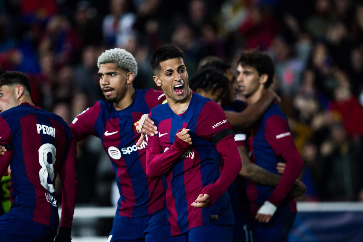 Europapress 5607895 joao cancelo of fc barcelona celebrates goal during the uefa champions 1600 1067