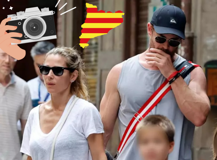 Elsa Pataky y Chris Hemsworth, pillados de vacaciones en Catalunya
