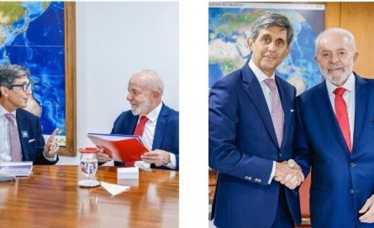 Álvarez-Pallete traslada a Lula el compromiso de Telefónica con Brasil