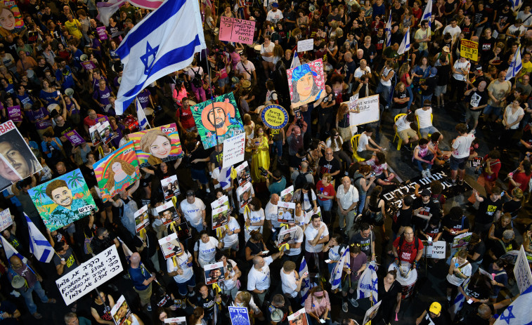 El sindicato más numeroso de Israel anuncia una huelga general para forzar la liberación de los rehenes