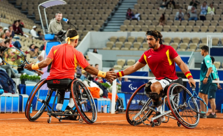Martín de la Puente y Dani Caverzaschi ganan un bronce histórico en el tenis en silla de ruedas