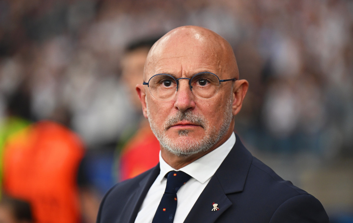 EuropaPress 6197266 14 july 2024 berlin spains coach luis fuente reacts before the start of the