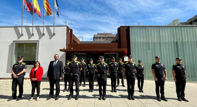 Mataró da músculo a la plantilla de la Policia Local con 10 nuevos agentes