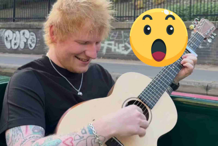 Ed Sheeran pide ayuda para encontrar a una fan a la que sorprendió corriendo: ¡Mira el momento viral!