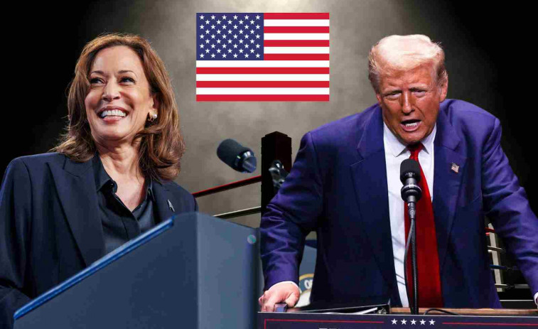 Trump gana a Harris por 20 compromisarios en el inicio del recuento electoral de Estados Unidos