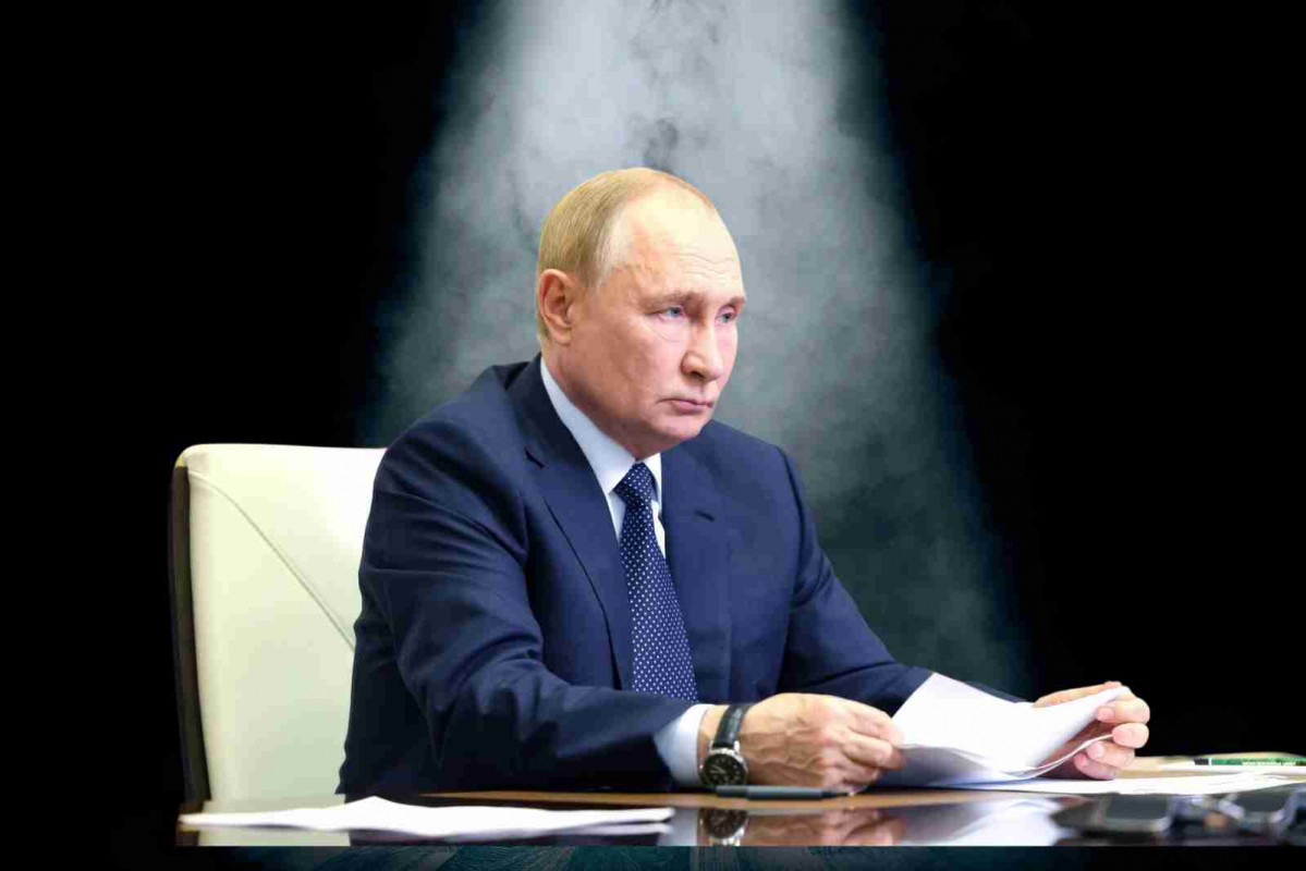 Putin escondido