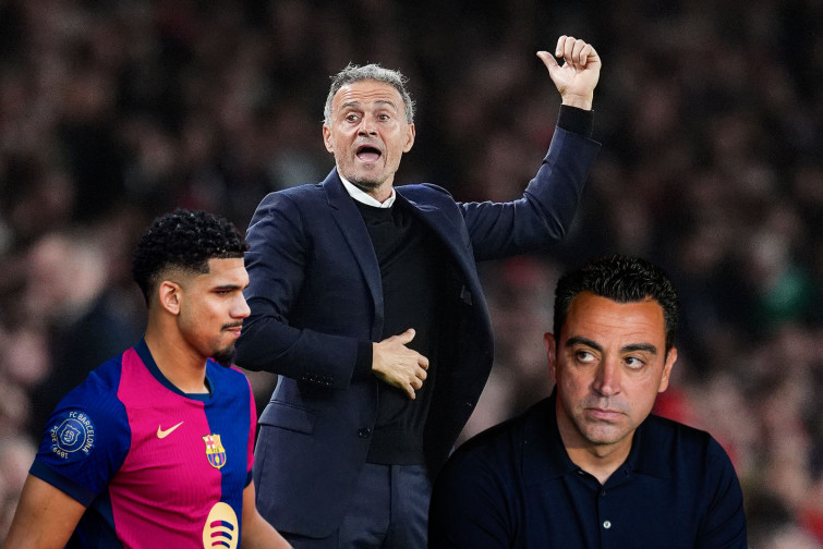 Luis Enrique señala a Ronald Araujo y deja en cueros al Barça de Xavi: 