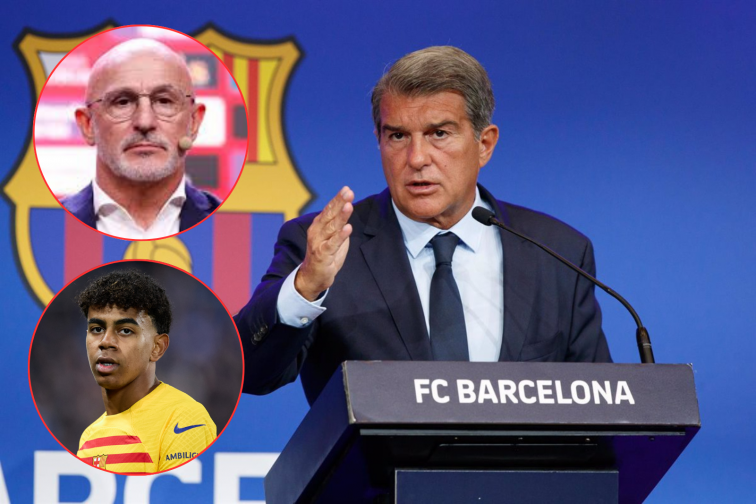 Laporta dispara contra Luis de la Fuente: 