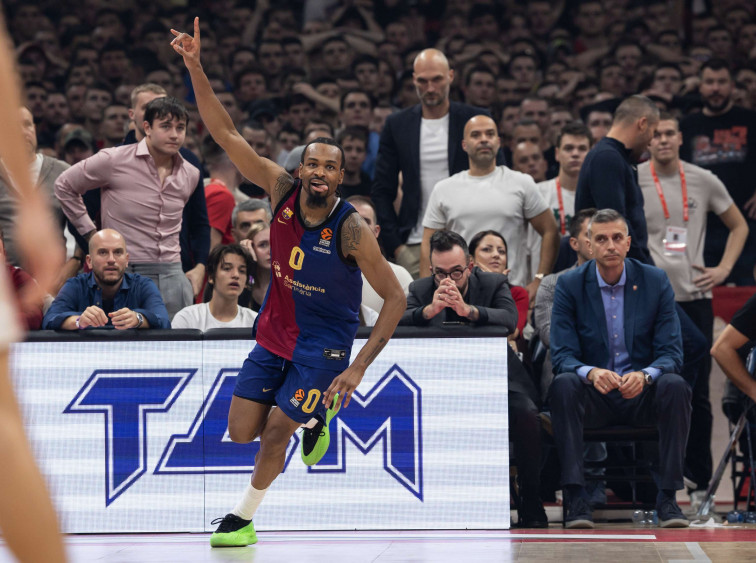 Victoria épica del Barça de básket en la pista del Estrella Roja (94-98)