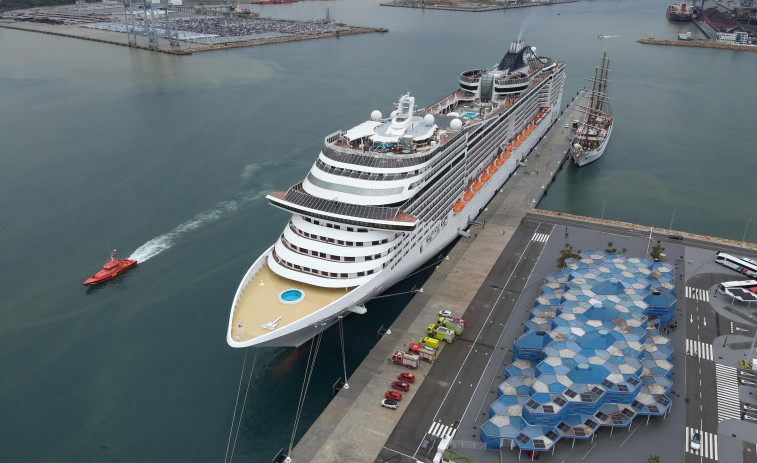 El Port de Tarragona incorpora un dron con conexión a tiempo real en un simulacro en un crucero