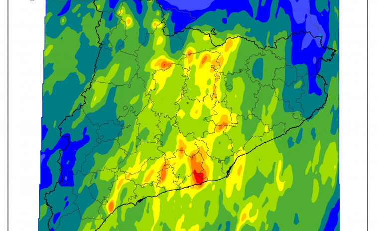 Las lluvias dejan hasta 100 litros en Barcelona y el Prepirineo este viernes y sábado
