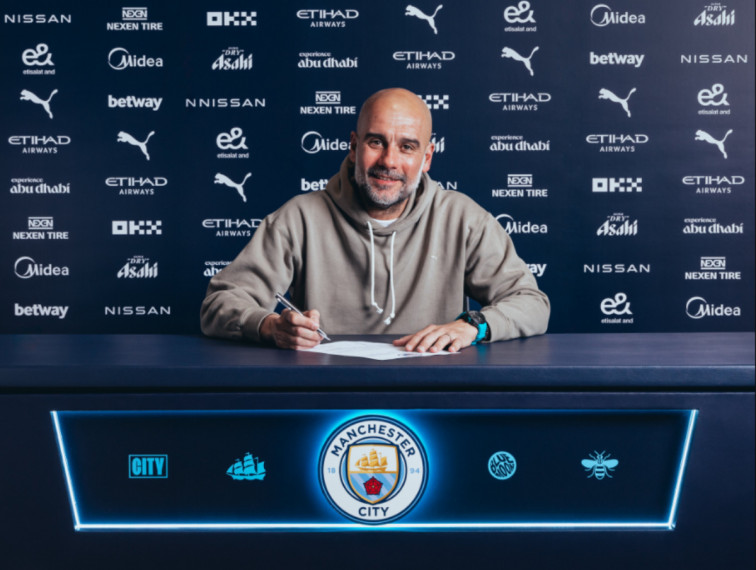 Confirmado: Pep Guardiola seguirá dos temporadas más en el Manchester City