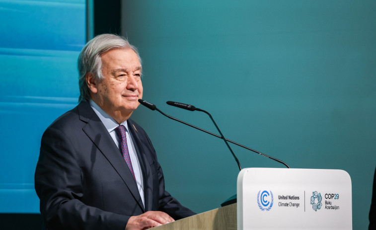Guterres celebra el acuerdo alcanzado en la COP29 aunque esperaba 