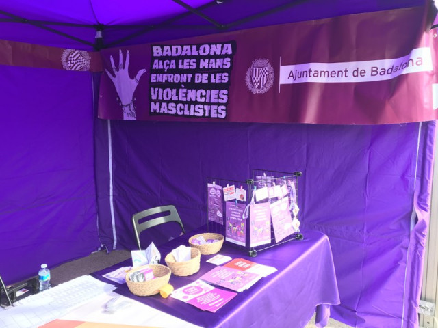 Badalona instalará varios puntos lilas durante las fiestas navideñas