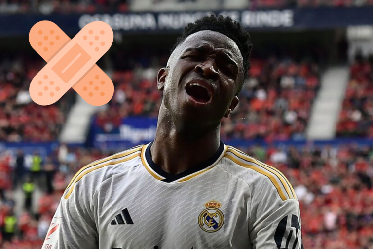 ¡Vinícius, KO! El brasileño se rompe y estará cerca de un mes sin jugar