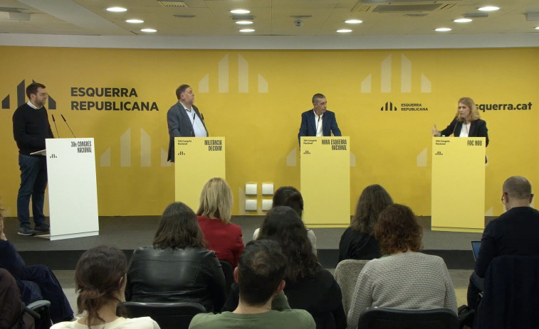 Debate de los candidatos de ERC: Junqueras pide recoser el partido mientras Godàs y Solá piden renovación