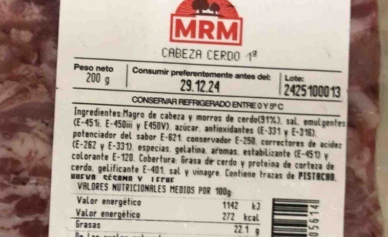 Lanzan una alerta por la presencia de 'Listeria' en varios productos cárnicos