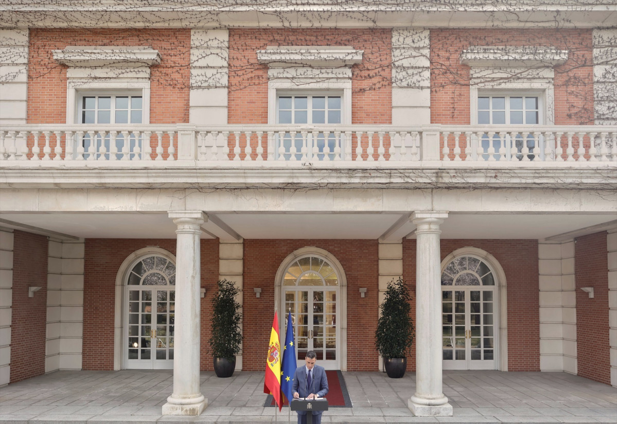 EuropaPress 4272635 presidente gobierno pedro sanchez realiza declaracion institucional