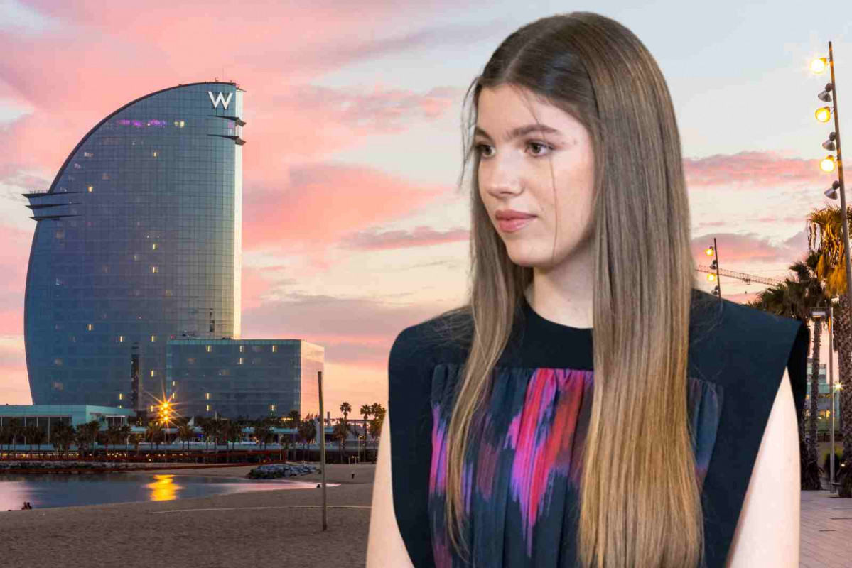 Infanta Sofía en Barcelona