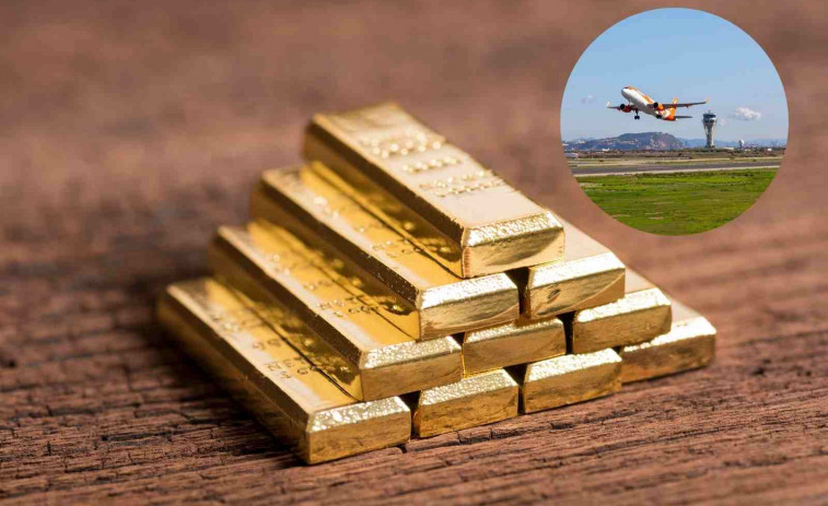 Cazan a una anciana en el aeropuerto de Barcelona con lingotes de oro valorados en 200.000 euros