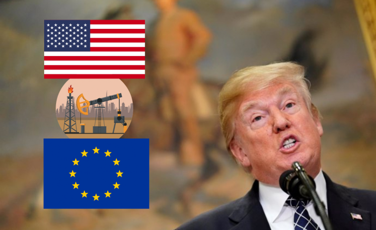 Trump, desatado, exige a la UE compras de petróleo y gas 