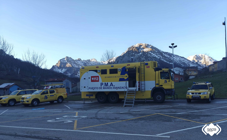Termina por hoy sin éxito la búsqueda del joven montañero perdido en Picos de Europa