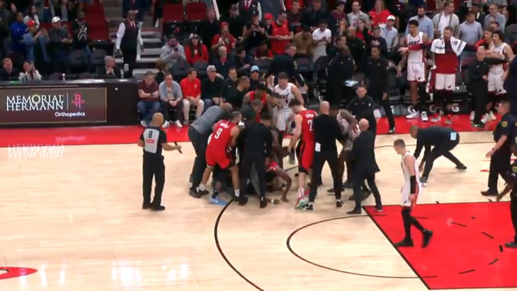 VÍDEO | A golpes en la NBA: Amen Thompson y Tyler Herro se enzarzan en la pista