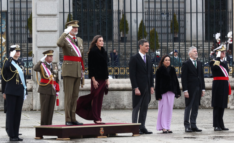 Sánchez acude a la Pascua Militar y felicita a las Fuerzas Armadas: 