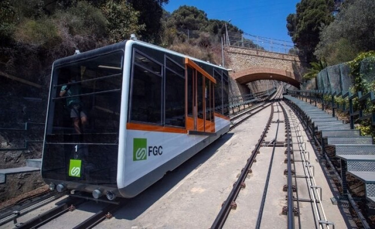 Una avería deja sin servicio al Funicular de Vallvidrera de FGC