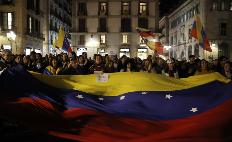 Barcelona pide justicia: 4.000 manifestantes claman por el retorno de la democracia en Venezuela