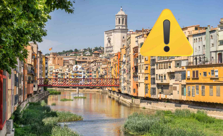 ¡Pánico en Girona! Se derrumba parcialmente un edificio en pleno Barri Vell
