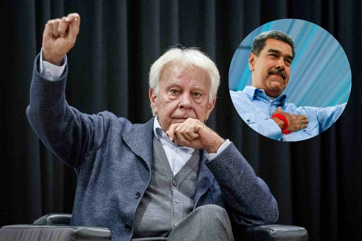 Felipe González y Nicolás Maduro (1)