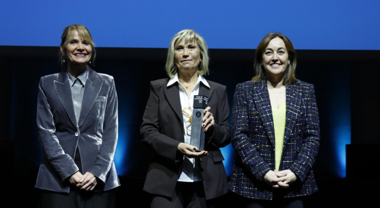 VÍDEO: Las palabras de Julia Otero tras recibir el Premi d'Honor de la Comunicació 2024