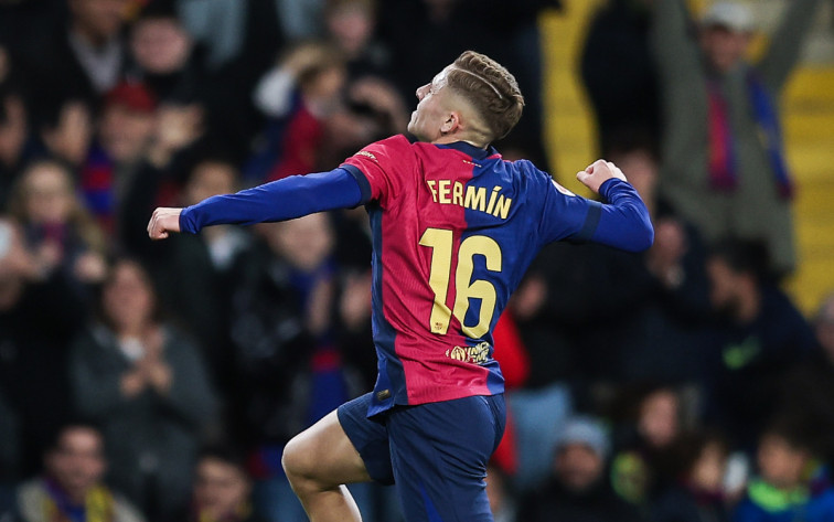 El Barça se divierte en Montjuïc y golea al Valencia (7-1)