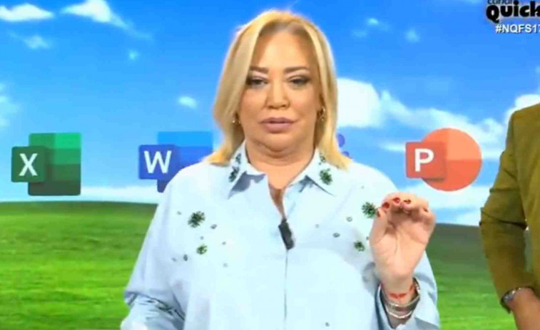 VÍDEO | Belén Esteban se vuelve viral en segundos con su nueva clase de inglés y Microsoft