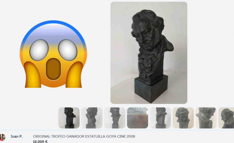 ¡Histórico! Ponen a la venta un Premio Goya en Wallapop por 12.000 euros