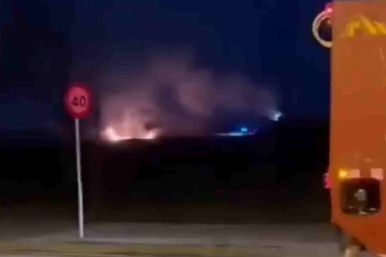 ¡Alerta en Figueres! Un incendio junto a la carretera de Llançà obliga a cortar la circulación del tren R11